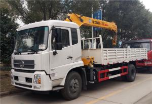 China 8 Ton - 10 Ton Mobile Crane Truck , Telescopic Crane Truck With 4 Section XCMG PALFINGER Crane factory