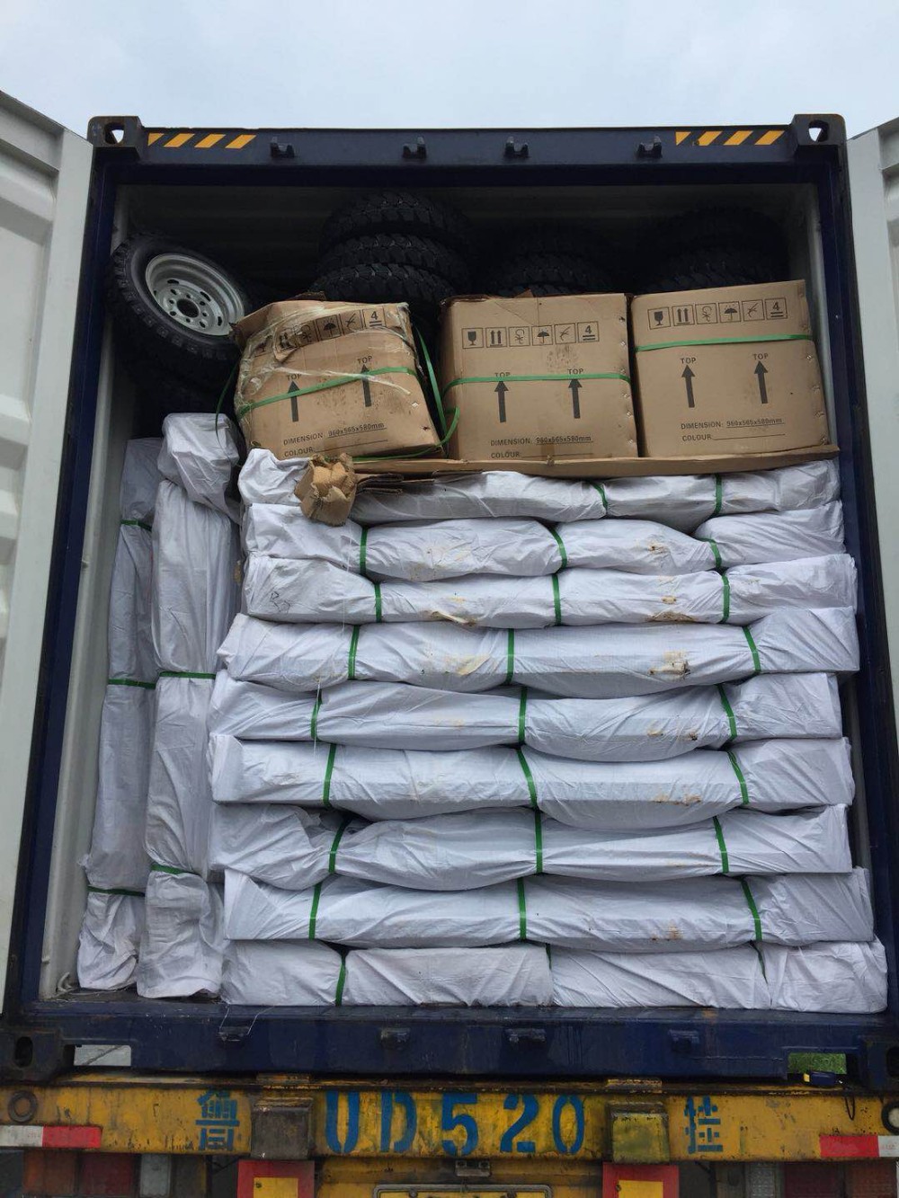 2000kg Three Wheel Cargo Motorcycle