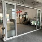 Customized Aluminium Sliding Glass Doors Double Tempered Glass Sound Proof