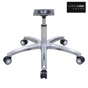 China 360° Rotatable Ergonomically Adjustable Office Chair Base Aluminum Alloy Five-star Chair Legs factory