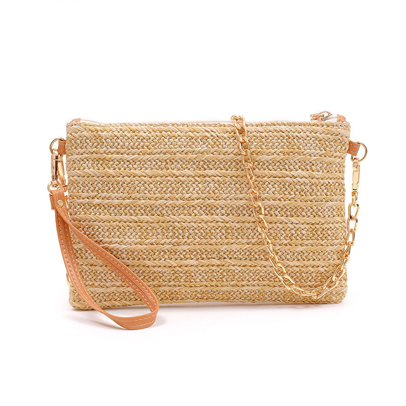 Beach Summer Straw Woven Bag , Women Woven Messenger Bag Leisure