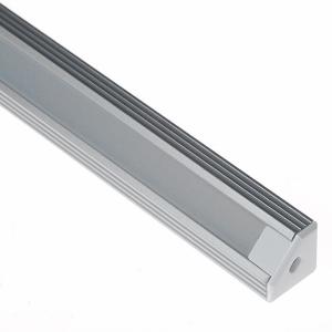 China RGB Strip light Al channel accessory tube Corner Mount Aluminum Profile for LED Strip Light factory