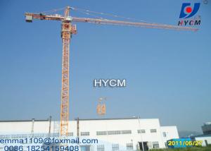 China QTZ5513 Jib Tower Crane Quote 8TON Top Climbing Kind With Tower Head factory