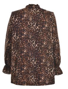 China Long Sleeve Fashion Ladies Blouse Size XS-XXL Casual Printed Type Anti Wrinkle factory