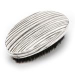 Boar Bristle Brush 360 Waves Brush with Customized Color White PU Curved Palm