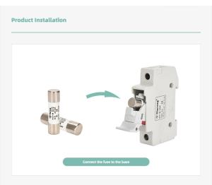 China PV Fuse Holder AC 3A 500V Match 10*38mm factory
