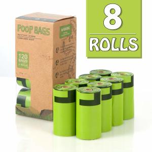 China Anti Tear Bio Degradable Poop Bags Environmentally Friendly With Dispenser factory