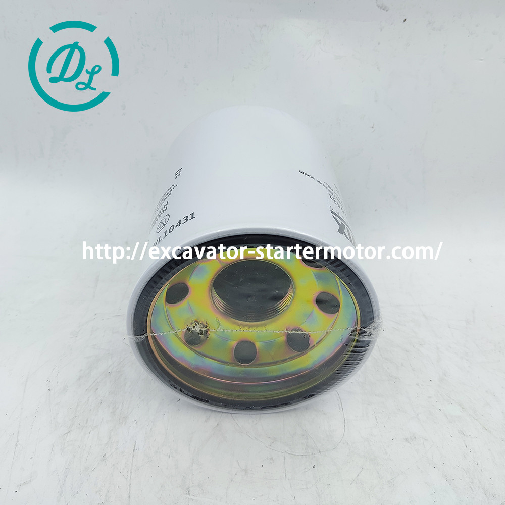 WL10431 Oil Filter Wix Excavator Spare Parts Oem Metal Canister Filter