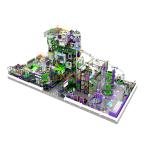 Plastic Trampoline Park Soft Play Ninja Large Indoor Play Equipment High Rise