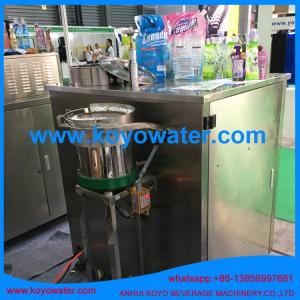 China liquid milk juice water stand up retort spout pouch filling machine factory