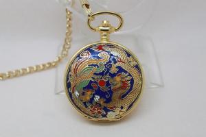 China Waterproof Mechanical Movement Mens Pocket Watches , Custom Pocket Watch factory
