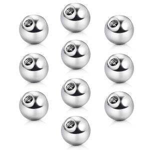 China 316L Surgical Drilled Stainless Steel Balls , Steel Ball With Through Hole 3MM 4MM 5MM factory