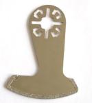 Shoe Shape Diamond Rock Cutting Blade Environment Friendly Vacuum Brazing