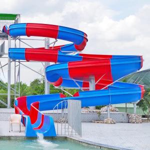 China OEM/ODM Open Spiral Water Slide For Outdoor Amusement Park factory