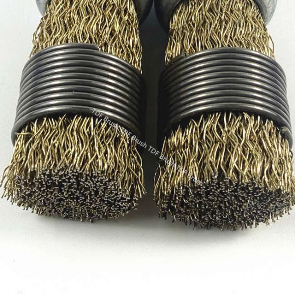 brass wire end brush
