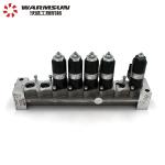 Excavator Hydraulic Parts 8 Way Solenoid Valve Manifold