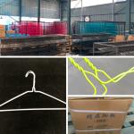 Blue Color 16inch 1.9mm Powder Coated Wire Suit Hanger Manufacturer