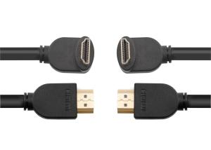 China 1500mm Right Angle HDMI Overmolded Cable Assemblies factory