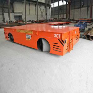 China 2-ton rail electrical transfer cart with wheels factory