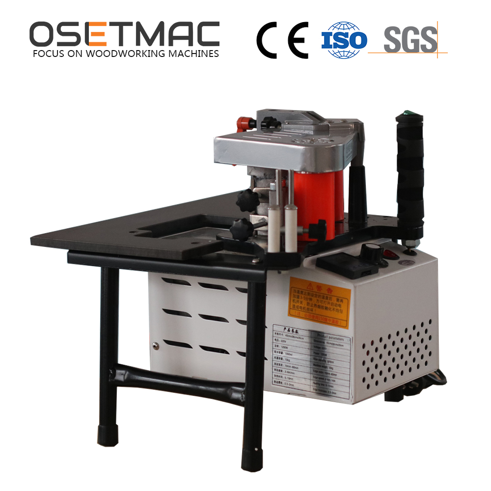 Portable PVC Edge Banding Machine Mini Straight Curve Edge Bander TS-50B 400x360x350mm