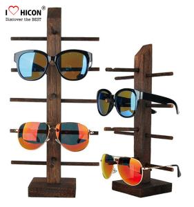 China Eyeglass Shop Countertop Commercial Eyewear Display Rods For 5 Pair Of Sunglasses factory