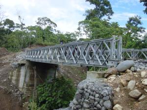 China Cable Stayed Steel Girder Bailey Bridge With High Performance factory