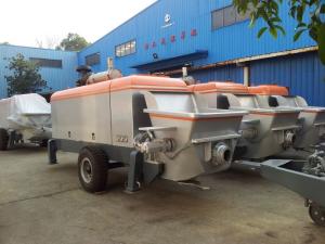 China Stable 186kw Concrete Ground Pump Concrete Pump Trailer 2100 rpm factory