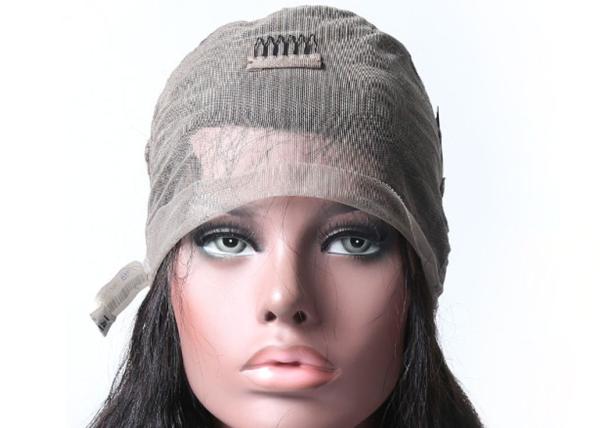 Average Size Human Lace Front Wigs , Natural Color Indian Women 360 Lace Frontal