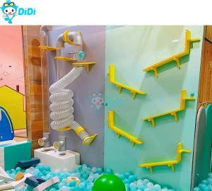 China Indoor Playground Sliding Ball Game Wall And Interactive Wall Children Game factory