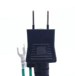 PSE JET Standard Approval 2 Prong Ground Wire Japan Power Cord