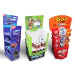 Counter display PDQ units box cardboard displays tand showbox
