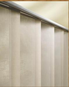 China White Fabric Windows Shades Blinds Houses Use, Sliding Panel Blinds factory