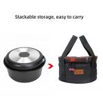 Factory Price Kitchen Black Cookware Set Outdoor Cooking Set Nonstick Camping