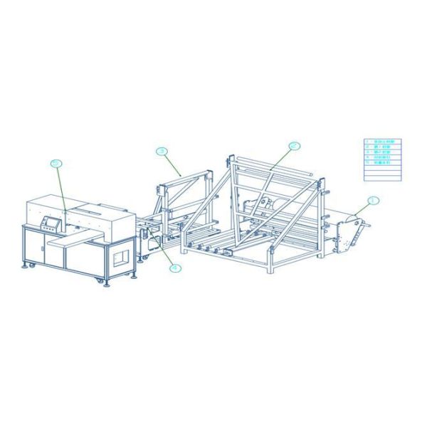Compact Designed Automatic Folding Rewinding Machine For Disposable Non-woven Fiber Cleaning Cloth