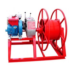 3600rpm Speed 5 Ton Power Puller Winch Wire Take Up With GX160 Gasoline Engine