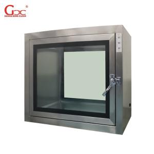 China Electronic Embedded SS316 Cleanroom Stainless Steel Pass Box factory