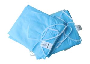 China Soft Anti Fluid Exam Disposable Dressing Gowns factory