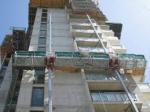Construction Aerial Mast Climbing Work Platform / Twin Mast Climbing Equipment