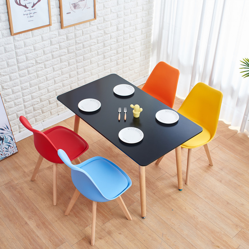 Customized Plastic Dining Chairs Set Of 4 White Plastic Dining Room Chairs