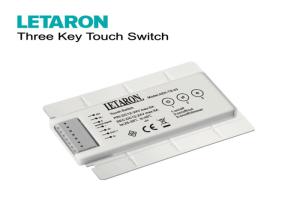 China CCT Bathroom Mirror Touch Switch , Three Keys Touch Activated Light Switch factory