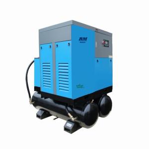 China 32cfm 29cfm compact screw air compressor with dryer and tank 3 in 1 screw air compressor factory