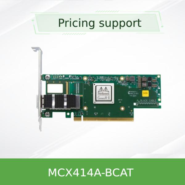 China Nvidia 900-9X426-0054-Sq0 MCX414A-Bcat Connectx-4 En Network Interface Card, 40/56gbe Dual-Port Qsfp28, Pcie3.0 X8, Tall Bracket factory