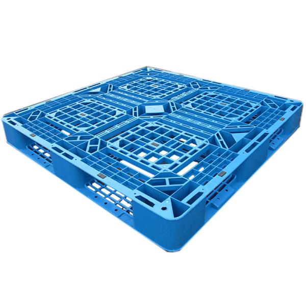 China Acids Resistant Blue Plastic Pallets Virgin Hdpe Mesh Pallet factory
