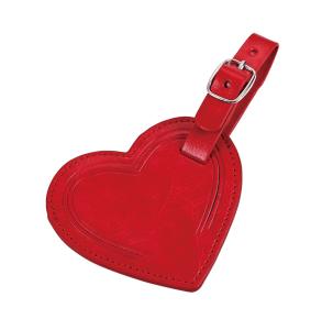 China Rectangle PU Luggage Tag with Secure Buckle Strap for Easy Bag Identification factory