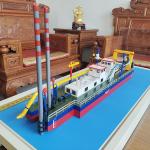12 Inch The Suction Gold Mining Boat 300m3/H 2647kW Gold Dredge Boat For Sale