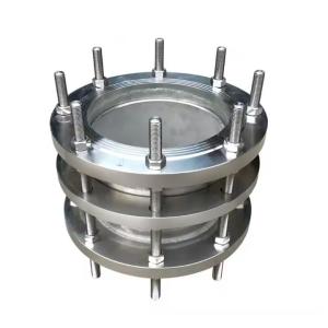 China Pipe fittings double flange flexible coupling stainless steel dismantling joint factory