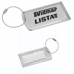 Handbag Stainless Steel Metal Card , aluminum luggage tag For Travel Airplane