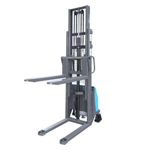 Customizable Semi Electric Pallet Stacker Self Loading 1600mm Lift Height