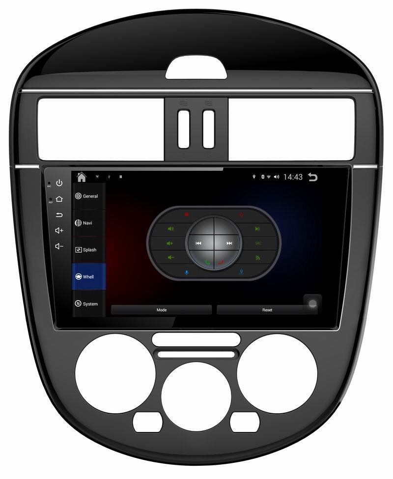 Ouchuangbo pure android 4.4 system for Nissan Tiida support car multimedia gps navi dvd radio BT SWC
