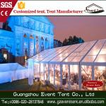 Romantic Aluminium Frame Transparent Wedding Party Tent 100km/H